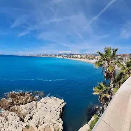 Fleur- Cosy Studio, 200 Promenade Des Et Negresco, Wifi, Climatisation- Calme Apartmán *